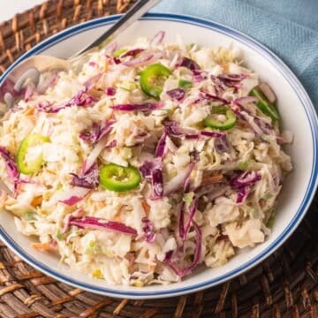 Easy Cajun Coleslaw.