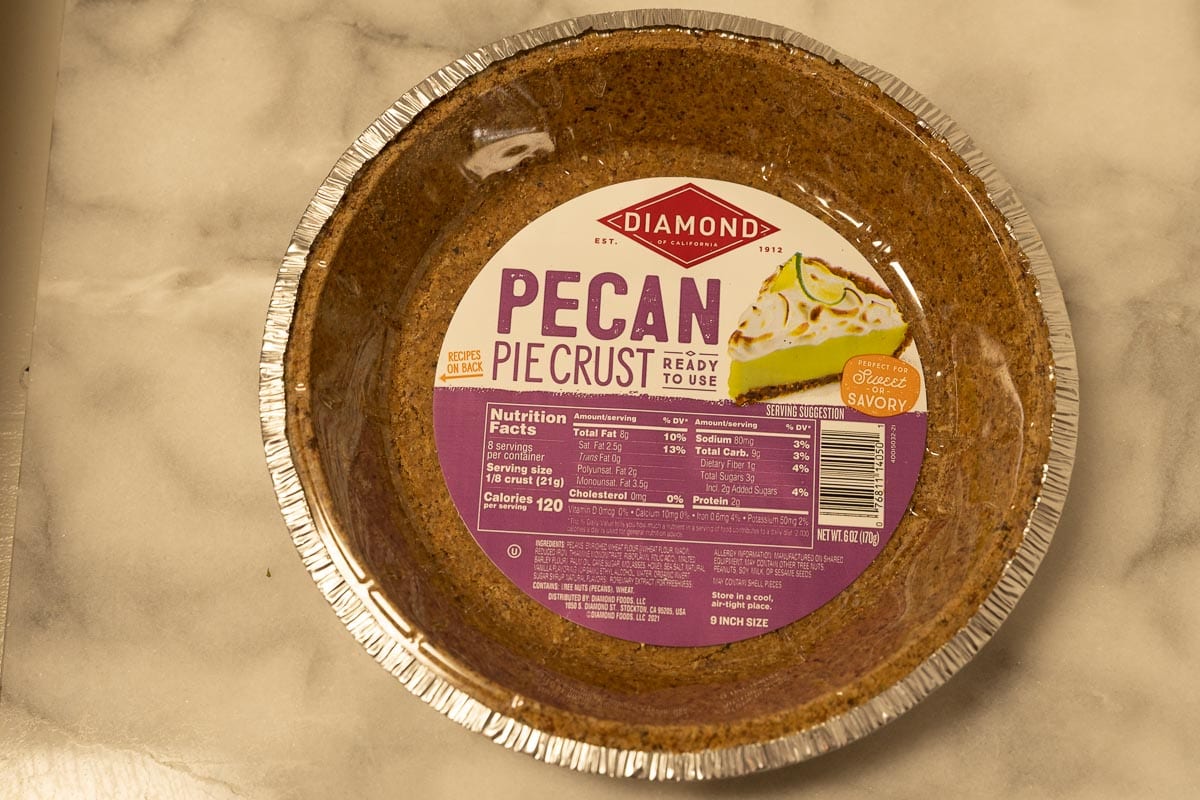 Pre-made pecan crust.
